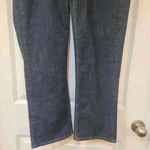 Riders by Lee Women's Blue Dark Wash Cotton/Spandex Denim Jeans EUC - Picture 6 of 9